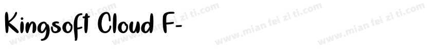 Kingsoft Cloud F字体转换